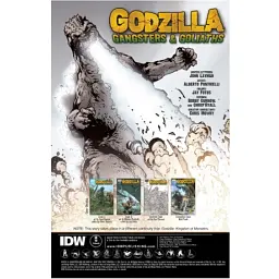 Godzilla: Gangsters and Goliaths #1A - Джон Лейман