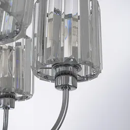 Люстра стельова Brille E14 40W CH (BL-971C/5) - мініатюра 9