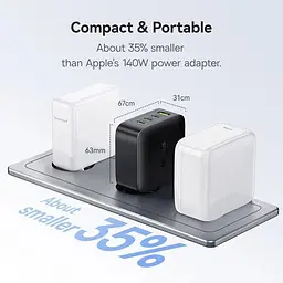 Зарядний пристрій - блок адаптер 4 виходи Baseus EnerFill FH11 3USB-C+USB 140W - мініатюра 7