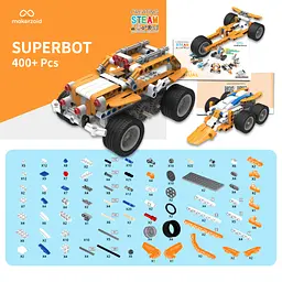 Конструктор Makerzoid Superbot Educational Building Blocks (MKZ-ID-SPB) - мініатюра 5