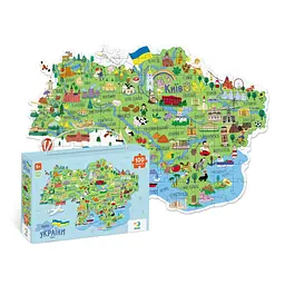 300267 Пазл «Карта України» 100 елементів - мініатюра 4