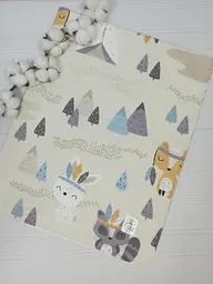 Пелюшки дитячі a.l.babybox Горох 50х80 см 3 шт. Біло-гірчичний (NA 18169589) - мініатюра 6