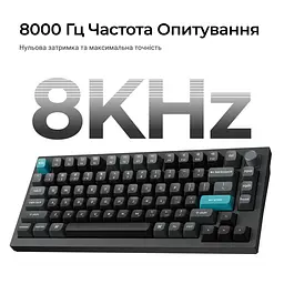 Клавіатура бездротова Keychron Q1 Ultra Keychron Red Switch Black RGB (Q1U-M1-UA) - мініатюра 10