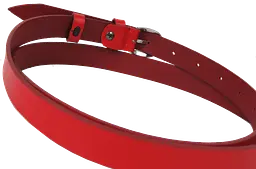 Жіночий шкіряний ремінь Skipper 1627-20 Червоний 2 см - мініатюра 2