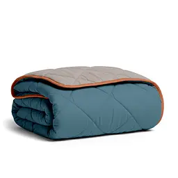 Покривало стьобане двостороннє Cosas Ocean Sand CS2 110х140 см (Blanket_68Sky_84Quartz_kt_75Terrakot_110х140)