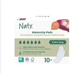 Прокладки післяпологові 10шт NATY - мініатюра 2