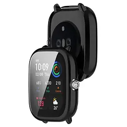 Захисний чохол Tamister для смартгодинника Amazfit GTS4 Mini чорний - мініатюра 2