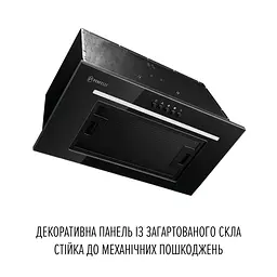 Витяжка повновбудована PERFELLI LIA 5 NM NERO SILENZIO - мініатюра 2