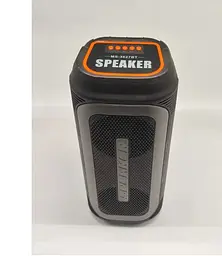 Портативна бездротова Bluetooth колонка акумуляторна 2x10 Вт FM-радіо міні валіза з RGB LED підсвічуванням 20W 39x16x16см UKC MS-3627BT - мініатюра 5