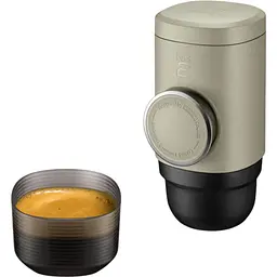 Портативна кавоварка Wacaco Minipresso NS2 Stone Beige (WMININS2) [168808] - мініатюра 4