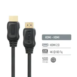Кабель мультимедійний HDMI M to HDMI M 10.0m V2.0 4K60Hz black ColorWay (CW-CBHD081-BK) - мініатюра 5
