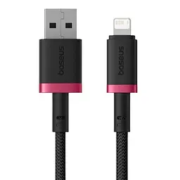 Кабель Baseus Dura Series Cable USB to Lightning 2.4A 1m P10377801U01-01 Black-Red