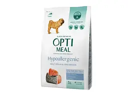 Сухий корм для собак Optimeal Hypoallergenic Medium & Large Breeds Adult 1 кг - лосось (ваговий, фасування з мішка 4 кг)