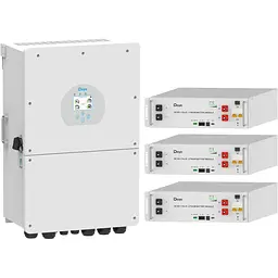 Система зберігання енергії Deye SUN-16K-SG01LP1 16kW + 3 АКБ SE-G5.1 Pro-B 15.3 kWh (51.2V/100Ah/5120Wh) [159520]