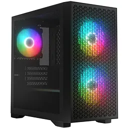 Корпус LogicConcept DART PRO ARGB MINI BLACK MESH fans 3x120mm без БЖ mATX