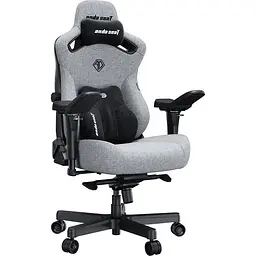 Крісло ігрове Anda Seat Kaiser 3 Pro Size XL Grey Fabric - мініатюра 2