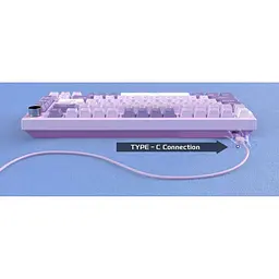 Клавіатура MageGee SKY 81 RGB Violet Switch Violet (6971969727939) [164304] - мініатюра 7