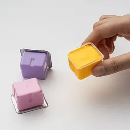 Набір гуашевих фарб Jelly Cup 18×30 мл зелений пластиковий пенал HIMI - мініатюра 5