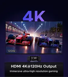 Ігрова док-станція (хаб) UGREEN CM800 Steam Deck Dock 6-в-1 4K 120Hz 5Gbps (UGR-75126) - мініатюра 9
