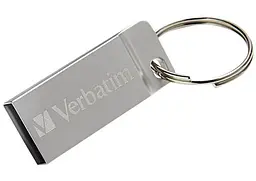 Флеш-накопичувач Verbatim USB флеш накопичувач 32GB Metal Executive Silver USB 2.0 (98749) - мініатюра 2