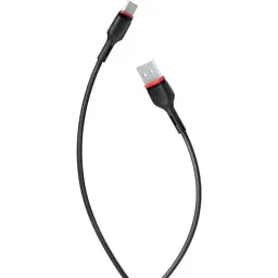 Дата кабель USB 2.0 AM to USB-C 1.0m 2.4A NB-P171 black XO (6920680873685)