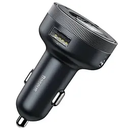 АЗП FM модулятор Baseus Enjoy 17W (2USB-A) (CCLH-01) Чорний - мініатюра 3