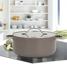 Каструля з кришкою Maestro MR-4009-18 1.9 л 18 см бежева