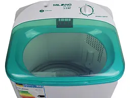 Пральна машина Milano XPB-30 PA Green напівавтомат - мініатюра 2
