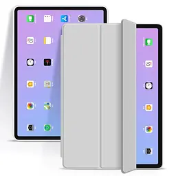 Чохол-книжка BeCover Tri Fold Soft TPU для Apple iPad mini 6 2021 Gray (706722) - мініатюра 2