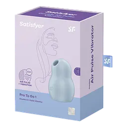 Вакуумний кліторальний стимулятор Satisfyer Pro To Go 1 Blue - мініатюра 7