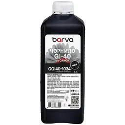 Чорнило Barva Canon GI-40 1 л, pigment, black special (CGI40-1034)