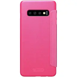 Чохол-книжка Nillkin Sparkle Leather Case Samsung Galaxy S10 Red - мініатюра 2