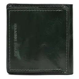 Портмоне Lettera з монетницею, зелений Алькор. GRANDE PELLE 10х10х2.5 см acs0032119 - мініатюра 4