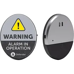 Датчик тривоги вікна Сирена для розбиття скла 130 дБ Defender Ultra Slim Vibration Alarm 2 Pack