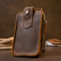 Чоловіча шкіряна сумка Vintage 10,5х17х4 см sum0013978 - мініатюра 7