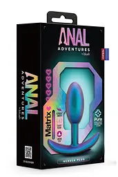 Анальна пробка Anal Adventures Matrix Nebula Plug 8.9 см (фіолетовий) - мініатюра 5