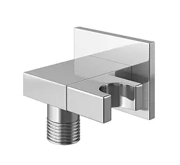 Душова система Kohlman Excelent 40 chrome з термостатом + BOX прихованого монтажу QW432HQ40, Хром - мініатюра 5