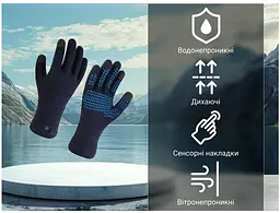 Рукавиці водонепроникні Dexshell ThermFit 3.0 Gloves Dark Blue S (1047-DG12402HTB-S) - мініатюра 4