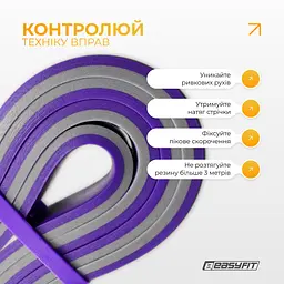 Двошарова резинка для підтягування EasyFit Premium 7-15 кг - мініатюра 8