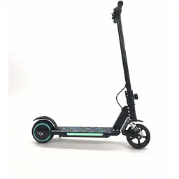 Дитячий Електросамокат E-Scooter ES3 LED + амортизатор Чорний - мініатюра 7