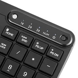 Клавіатура мембранна 460 Multi-Device key, BT, EN/UK, чорний HP teh0025005 - мініатюра 9