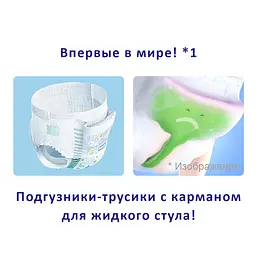 Підгузки-трусики Moony 3 (6-12 кг), 58 шт. - мініатюра 12