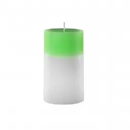 Свічка із воску з різнобарвним підсвічуванням зелена 10 см Magic Candle 7 color - мініатюра 3
