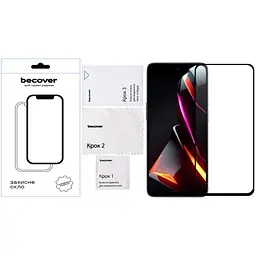 Скло захисне BeCover Nubia V70 Design Black (713455) - мініатюра 3