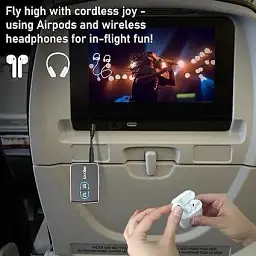 Адаптер Bluetooth Lavales Wireless Audio Adapter ML302 для роз'ємів 3,5 мм, передавач-приймач аудіо - мініатюра 2