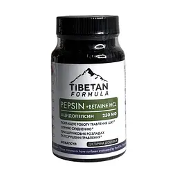Капсули Tibetan Formula Пепсин 60 капсул