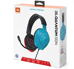 Навушники JBL дротові геймерські QUANTUM 100N ( QTUM100N) чорні - мініатюра 9