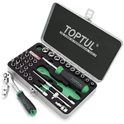 Набір головок з тріскачкою Toptul 1/4" 31ед. GCAD3101