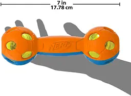 Світна гантеля для собак Nerf Dog 7in LED Bash Barbell - мініатюра 5