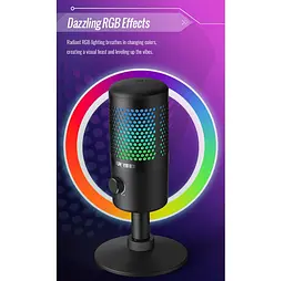 Цифровий конденсаторний мікрофон для запису Takstar GX-1 USB RGB - мініатюра 12
